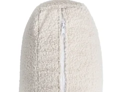 Divano letto 2 posti BREKKE Bouclé Bianco sporco