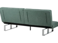 Divano letto 3 posti DUBLIN Tessuto Verde