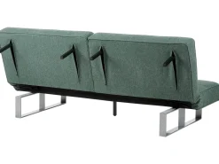 Divano letto 3 posti DUBLIN Tessuto Verde