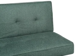 Divano letto 3 posti DUBLIN Tessuto Verde