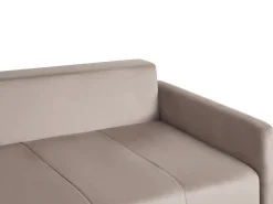 Divano letto 3 posti EGGE Velluto Tortora