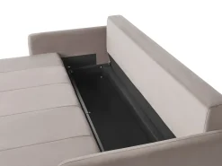 Divano letto 3 posti EGGE Velluto Tortora