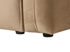 Divano letto 3 posti EGGE Velluto Marrone chiaro