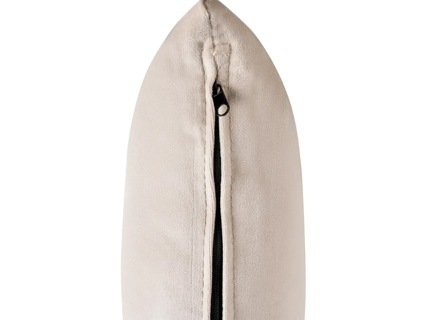 Divano letto 3 posti EINA Velluto Beige chiaro