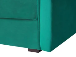 Divano letto 3 posti EKSJO Velluto Verde smeraldo con contenitore