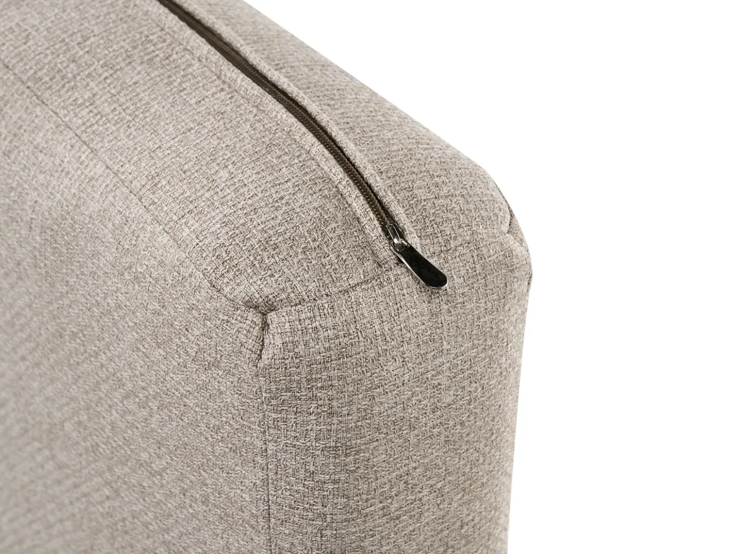 Divano letto 2 posti ESBJERG Lino sintetico Beige