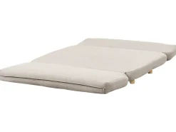 Divano letto 2 posti ESBJERG Lino sintetico Beige