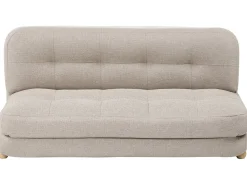 Divano letto 2 posti ESBJERG Lino sintetico Beige