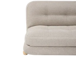 Divano letto 2 posti ESBJERG Lino sintetico Beige