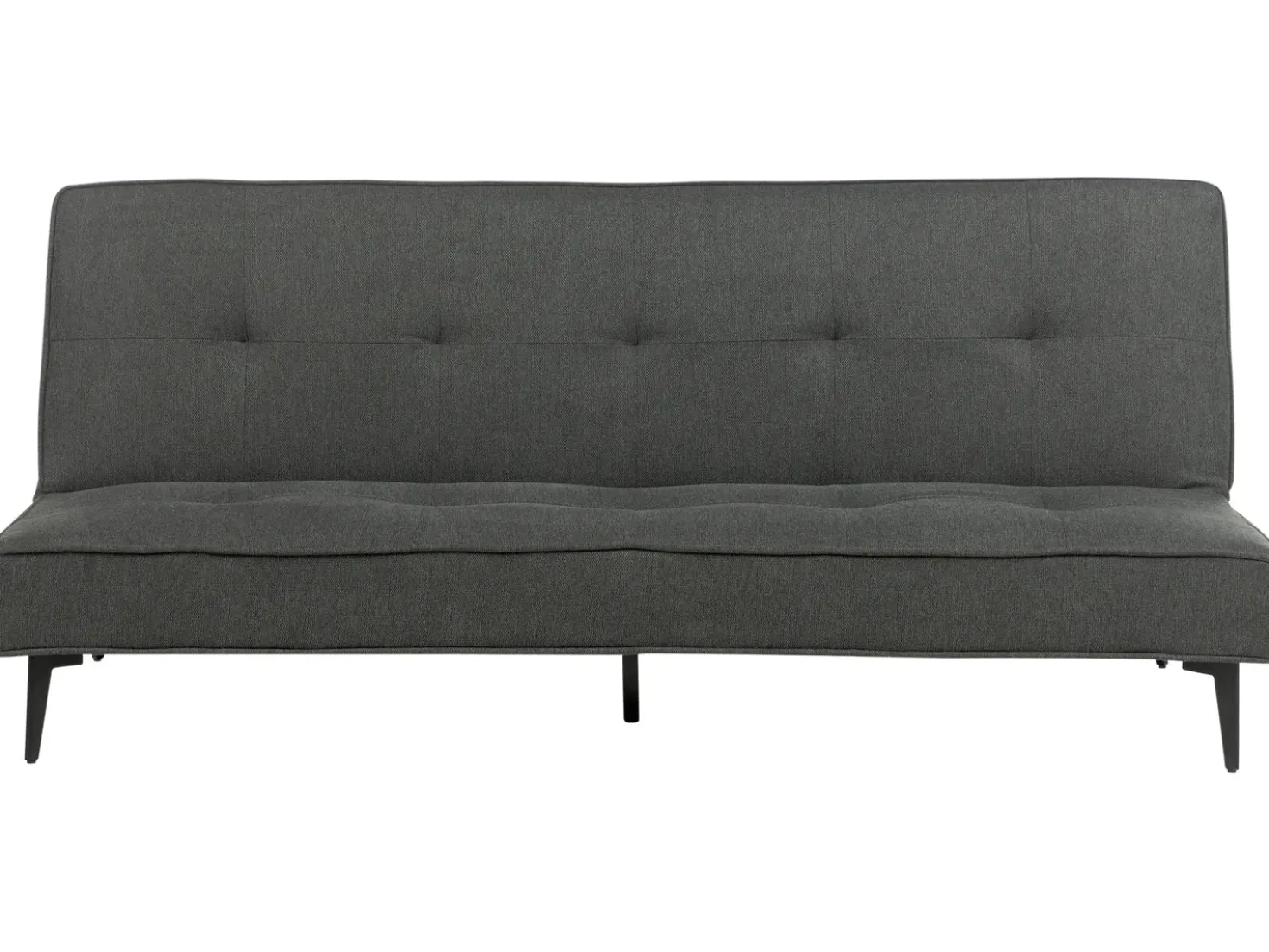 Divano letto 3 posti ESSVIK Tessuto Grigio scuro