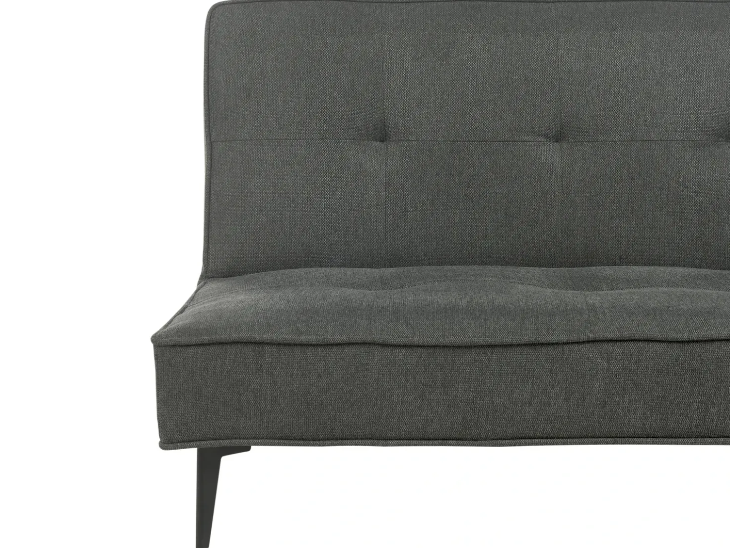 Divano letto 3 posti ESSVIK Tessuto Grigio scuro