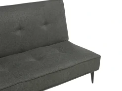 Divano letto 3 posti ESSVIK Tessuto Grigio scuro