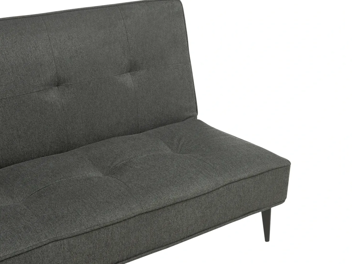 Divano letto 3 posti ESSVIK Tessuto Grigio scuro