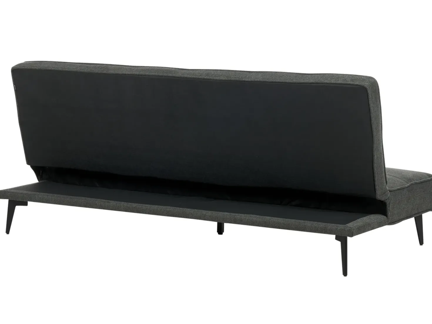 Divano letto 3 posti ESSVIK Tessuto Grigio scuro