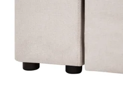 Divano letto 3 posti FALSTER Tessuto Beige con contenitore