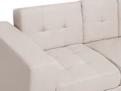 Divano letto 3 posti FALSTER Tessuto Beige con contenitore