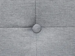 Divano letto 3 posti FLORLI Tessuto Grigio chiaro