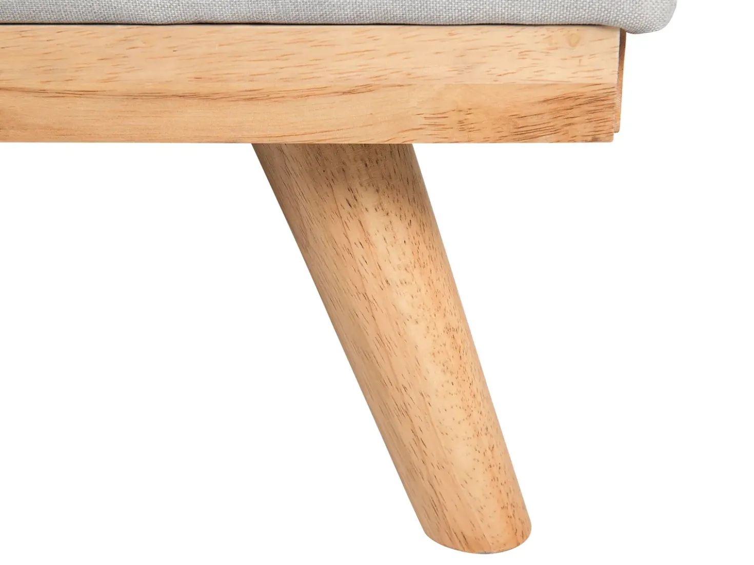 Divano letto 3 posti FROYA Tessuto Grigio chiaro