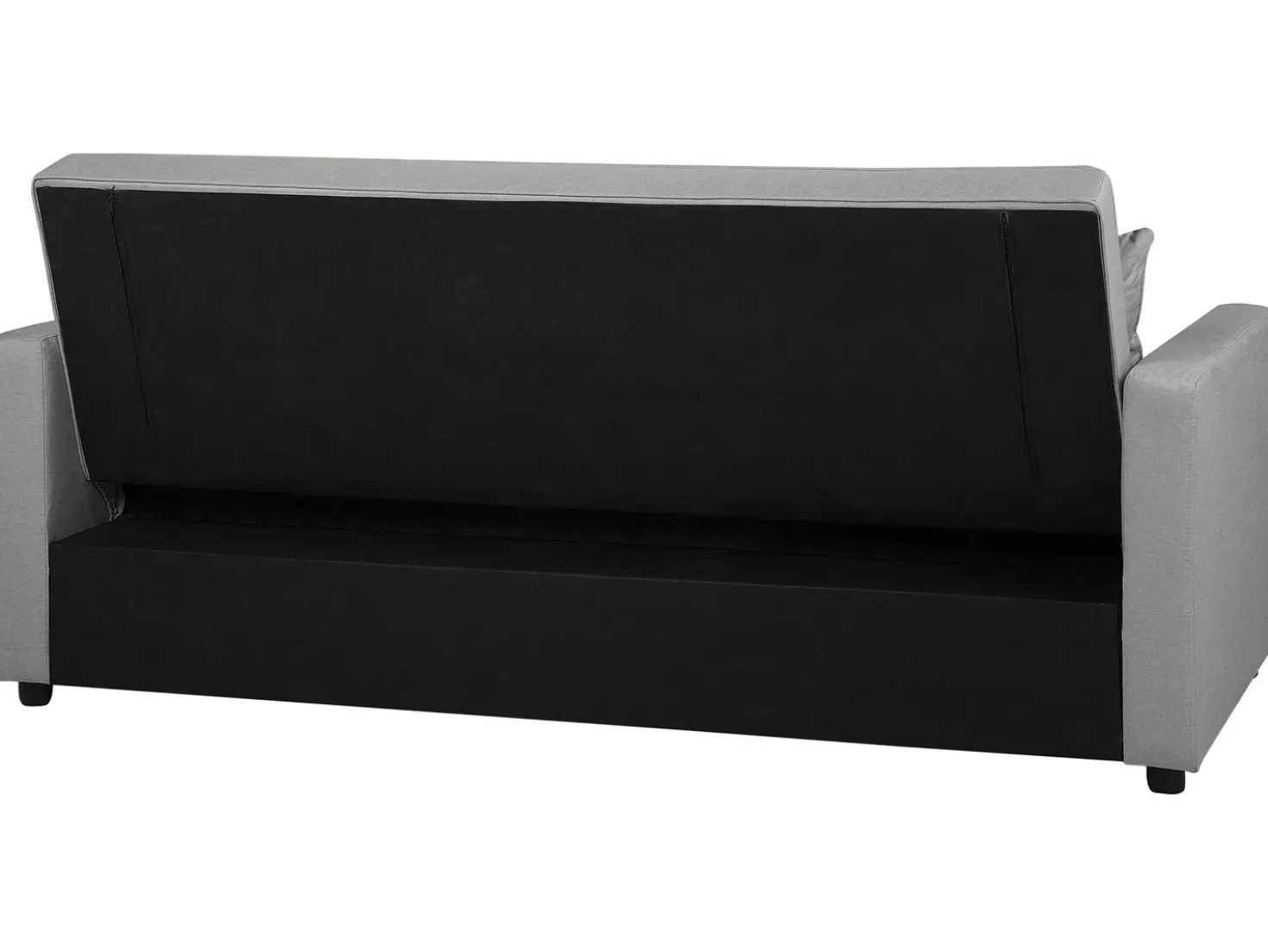 Divano letto 3 posti GLOMMA Tessuto Grigio chiaro