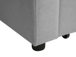 Divano letto 3 posti GLOMMA Tessuto Grigio chiaro