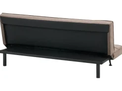 Divano letto 3 posti HASLE Tessuto Marrone