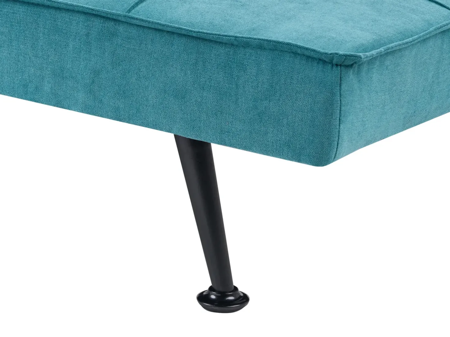 Divano letto 3 posti HASLE Tessuto Blu oltremare