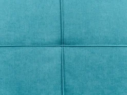 Divano letto 3 posti HASLE Tessuto Blu oltremare
