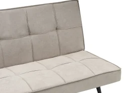 Divano letto 3 posti HASLE Tessuto Beige