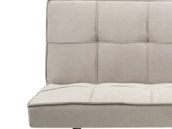 Divano letto 3 posti HASLE Tessuto Beige
