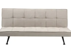 Divano letto 3 posti HASLE Tessuto Beige