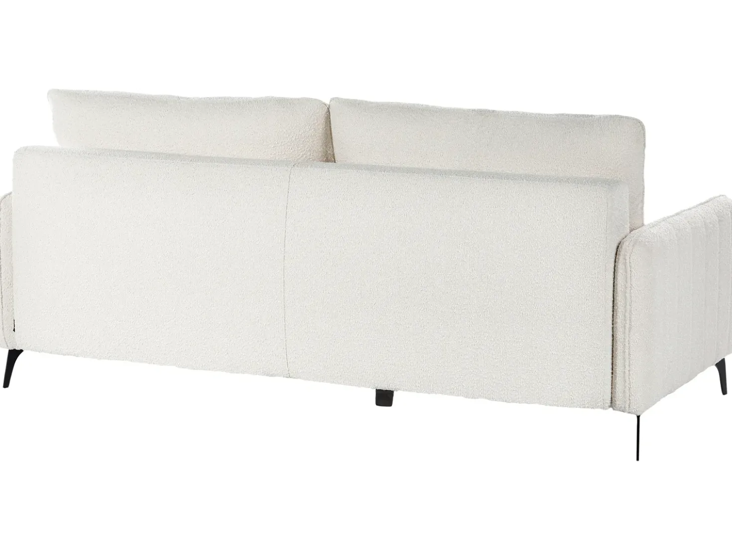 Divano letto 3 posti HEMING Bouclé Bianco sporco