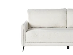 Divano letto 3 posti HEMING Bouclé Bianco sporco