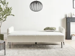 Divano letto 3 posti HEMING Bouclé Bianco sporco