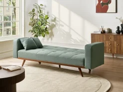 Divano letto 3 posti HJULBY Verde