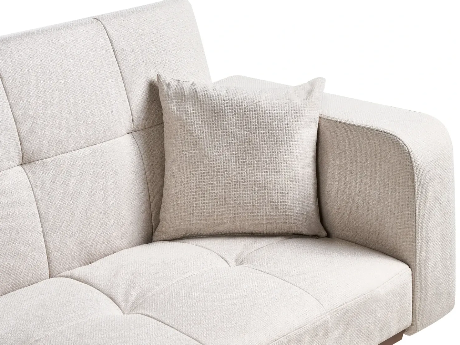 Divano letto 3 posti HJULBY Beige chiaro