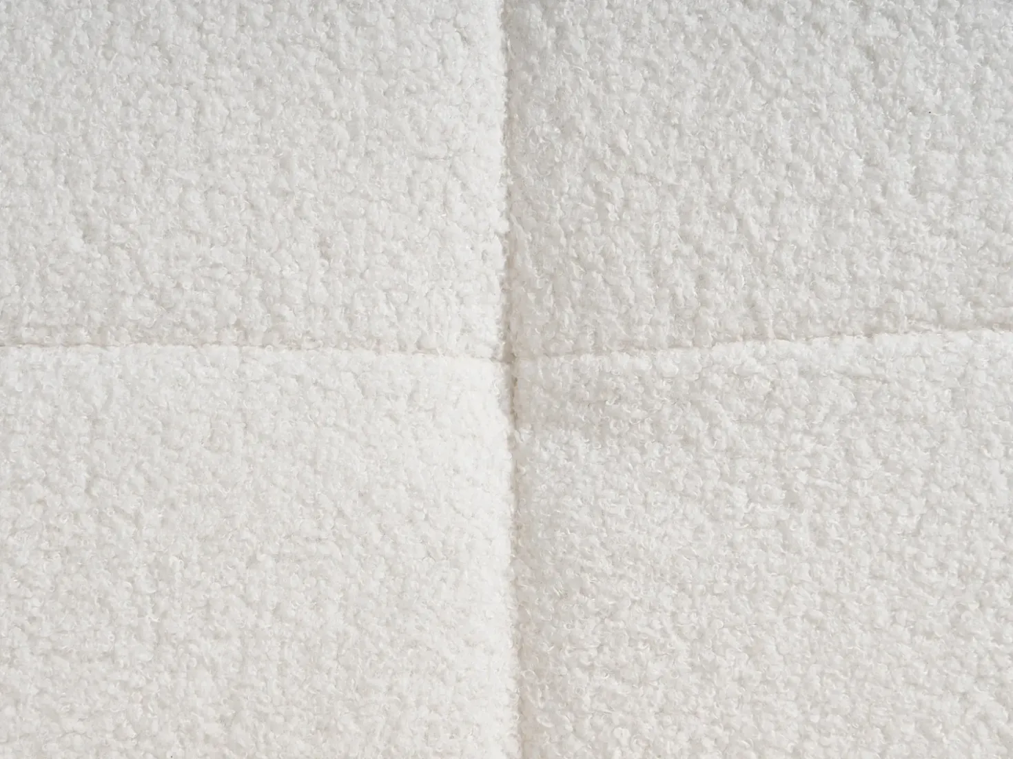 Divano letto 3 posti HJULBY Bouclé Bianco sporco