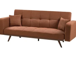 Divano letto 3 posti HJULBY Marrone dorato