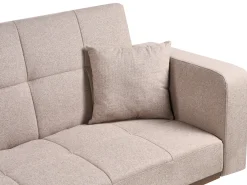 Divano letto 3 posti HJULBY Marrone chiaro