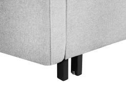 Divano letto 2 posti HOVIN Tessuto Grigio chiaro