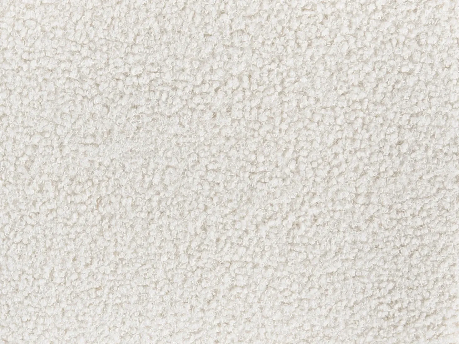 Divano letto 2 posti INGARO Bouclé Bianco sporco