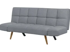 Divano letto 2 posti INGARO Tessuto Grigio