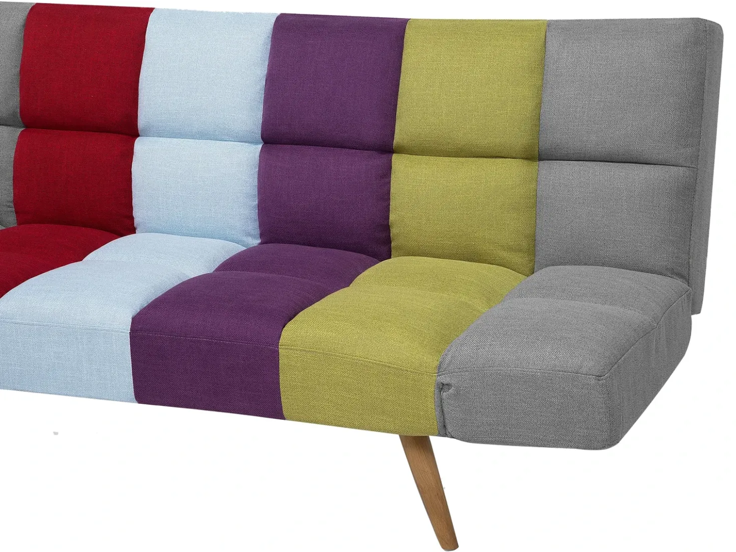 Divano letto 2 posti INGARO Tessuto Multicolore