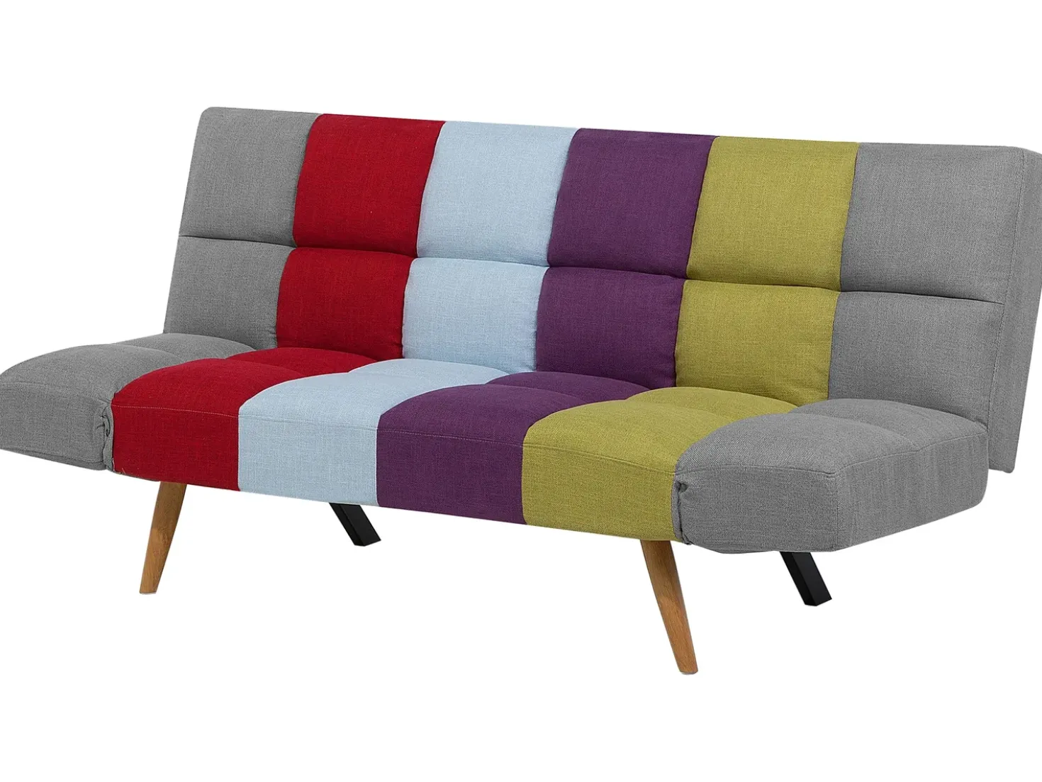 Divano letto 2 posti INGARO Tessuto Multicolore