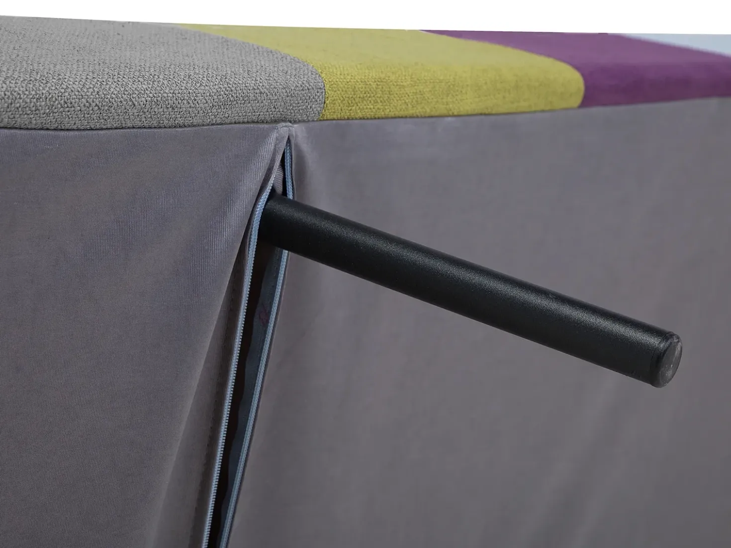 Divano letto 2 posti INGARO Tessuto Multicolore