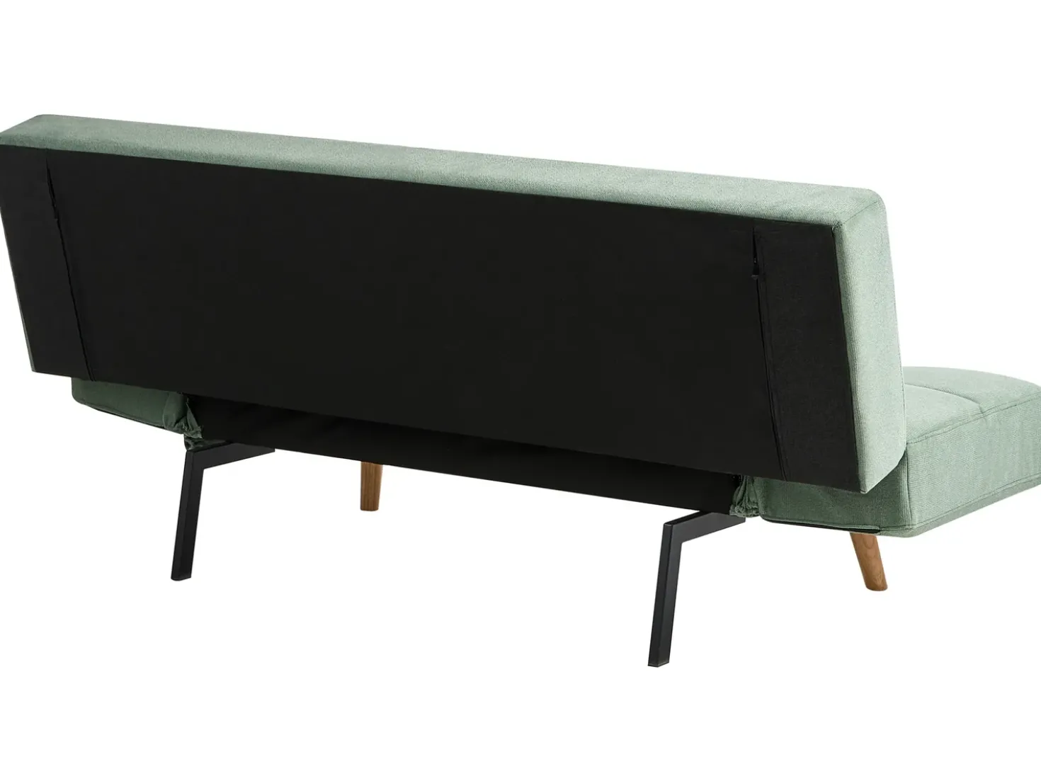 Divano letto 2 posti INGARO Tessuto Verde chiaro