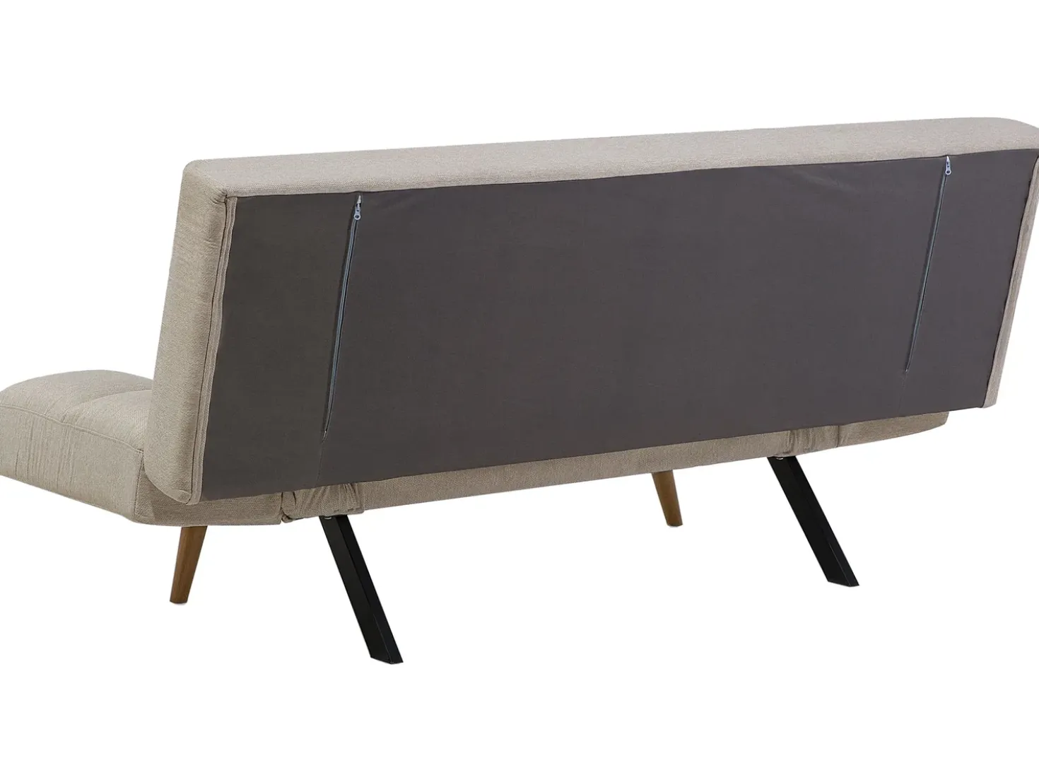 Divano letto 2 posti INGARO Tessuto Beige