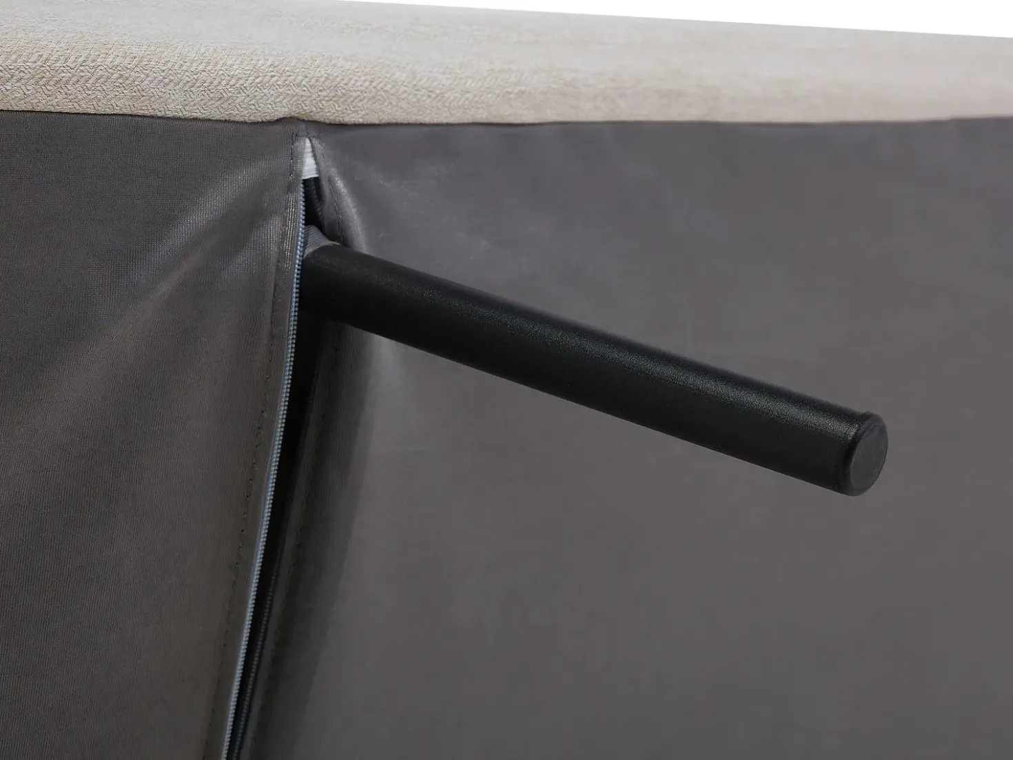 Divano letto 2 posti INGARO Tessuto Beige