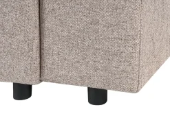 Divano letto 2 posti INNVIK Tessuto Marrone chiaro con contenitore