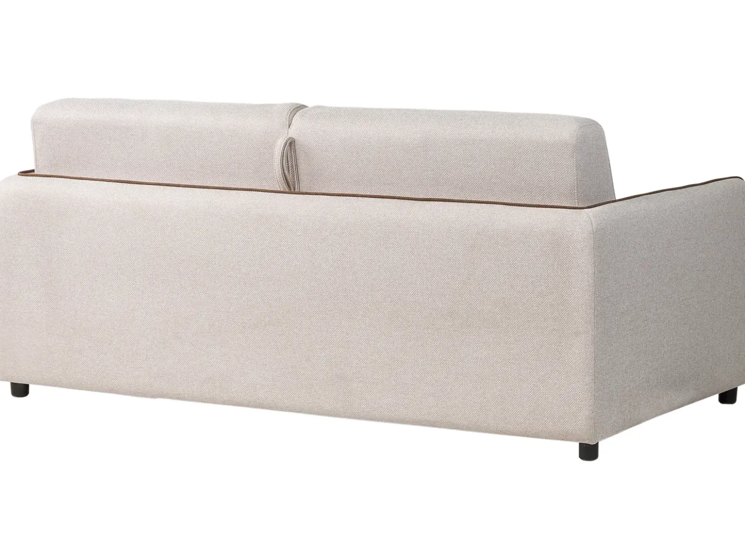 Divano letto 2 posti ISHOJ Tessuto Beige chiaro