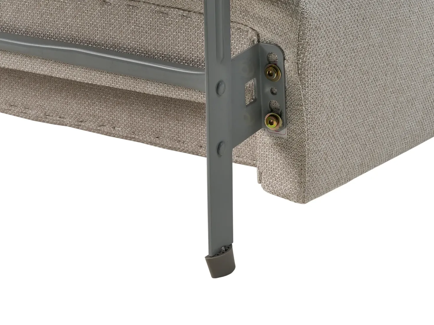 Divano letto 2 posti ISHOJ Tessuto Beige chiaro